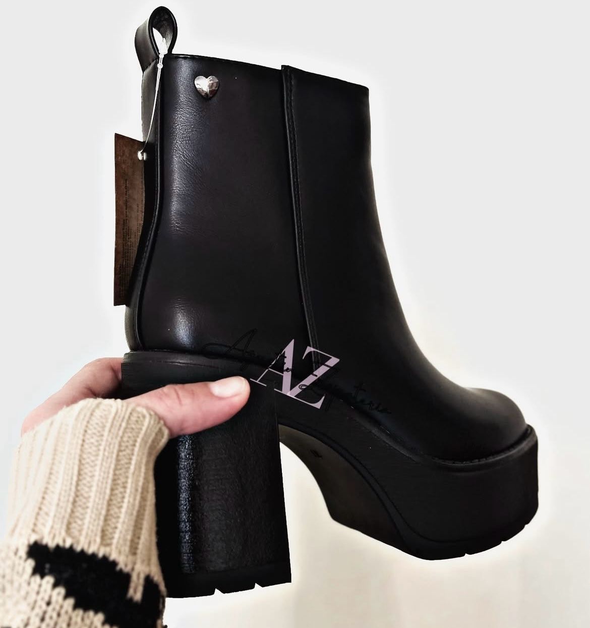 BOTIN TACO PLATAFORMA CORAZON 2