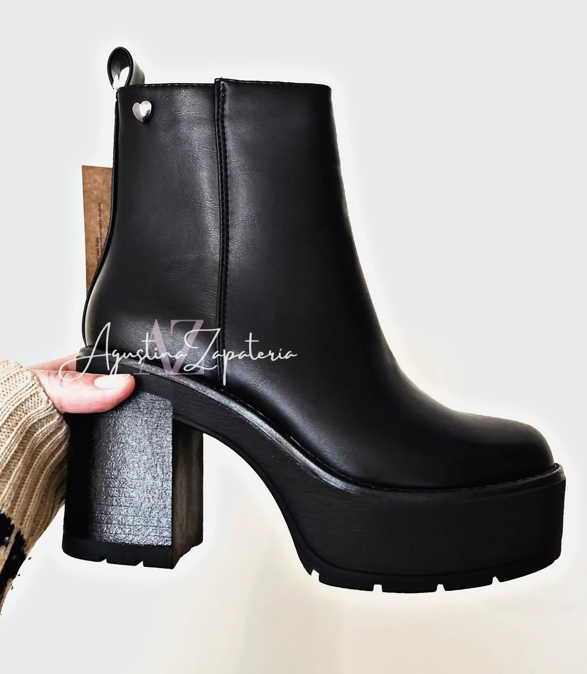 BOTIN TACO PLATAFORMA CORAZON 3