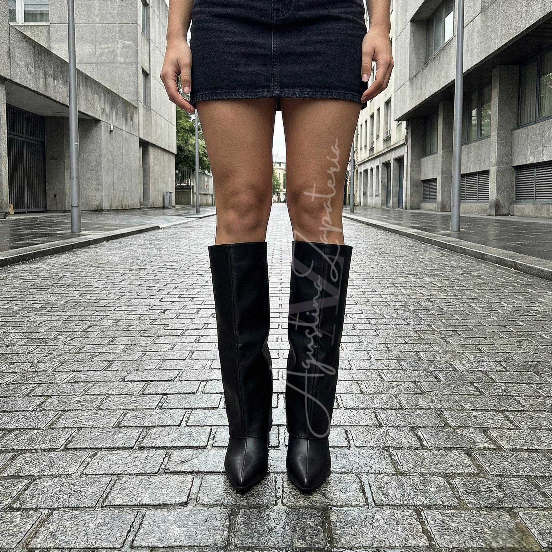 BOTA NEGRA 2 EN 1 CAPA DESMONTABLE 3