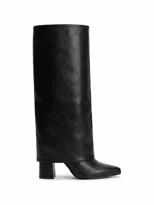 BOTA NEGRA 2 EN 1 CAPA DESMONTABLE