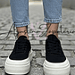 ZAPATILLA LONA NEGRA PLATAFORMA - Miniatura 2