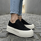 ZAPATILLA LONA NEGRA PLATAFORMA - Miniatura 3