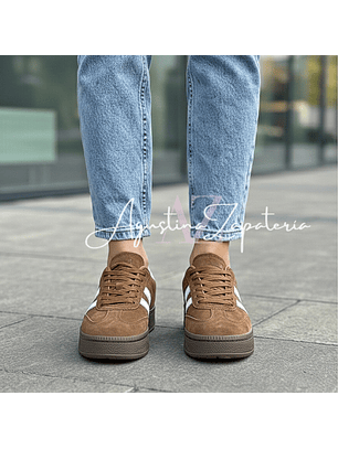 ZAPATILLA RETRO PLATAFORMA CAMEL