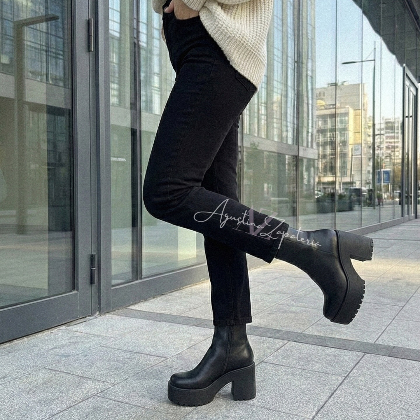 BOTIN TACO PLATAFORMA CORAZON 1