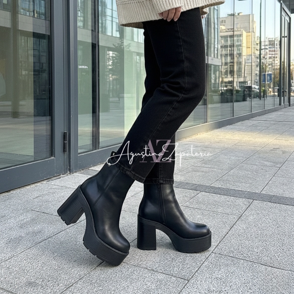 BOTIN TACO PLATAFORMA CORAZON 2