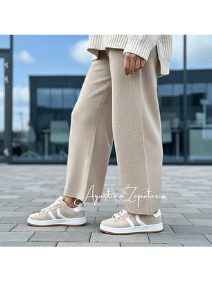 ZAPATILLA ESTILO CAMPUS BEIGE 