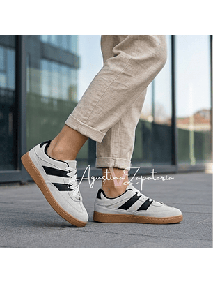 ZAPATILLAS OLD SCHOOL BEIGE NEGRO