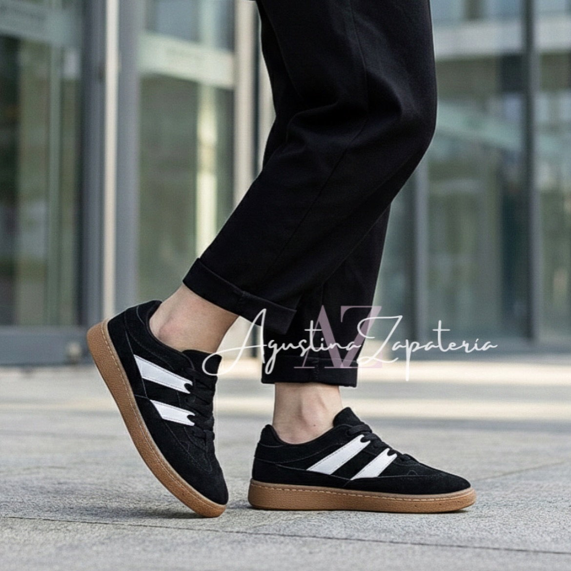 ZAPATILLAS OLD SCHOOL NEGRO BLANCO 2