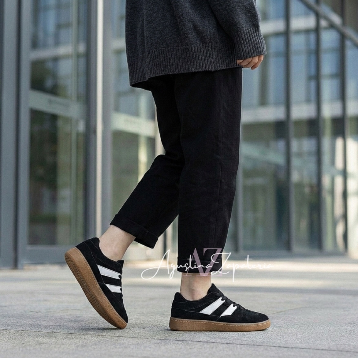 ZAPATILLAS OLD SCHOOL NEGRO BLANCO 4