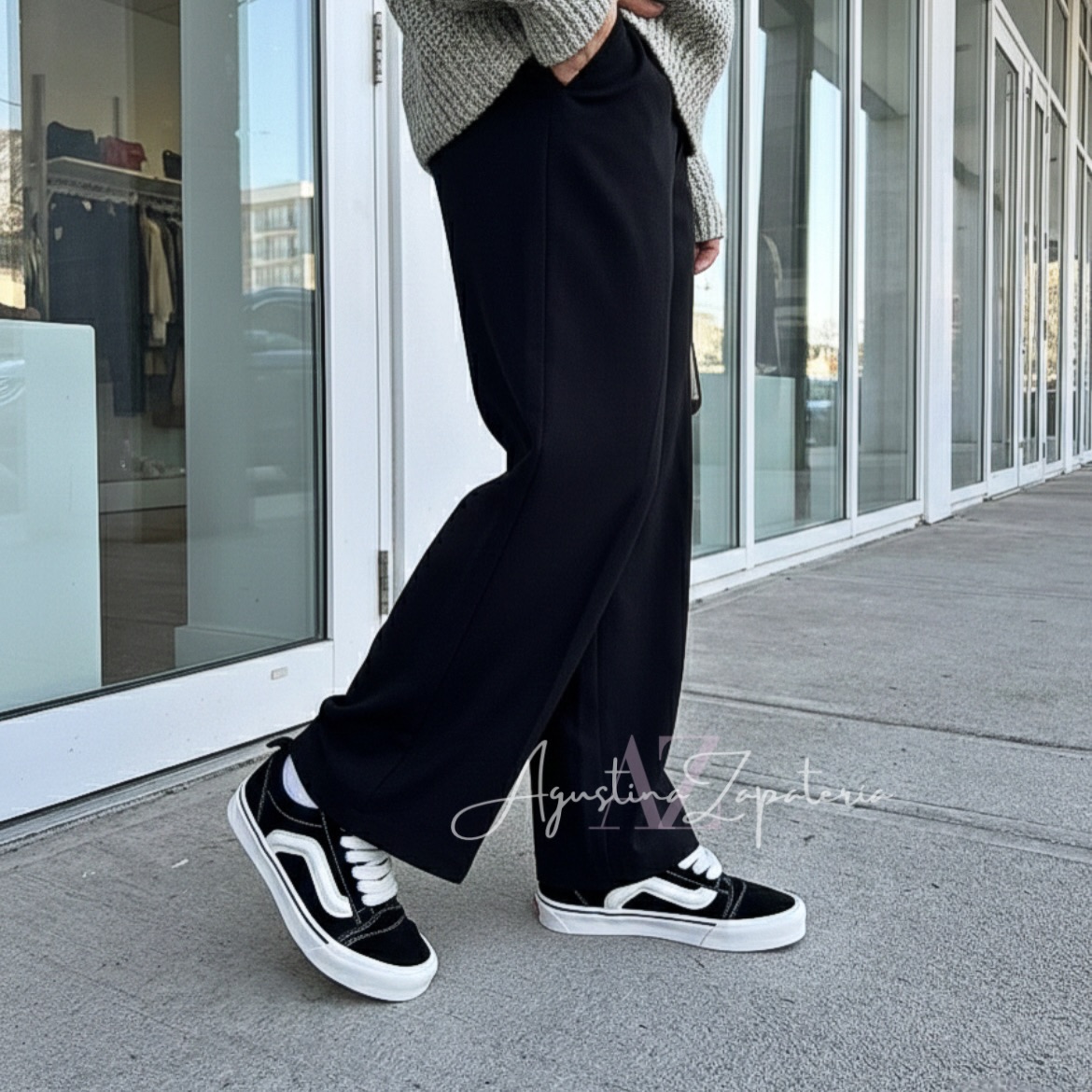 ZAPATILLA NEGRA KNU SKOOL 3