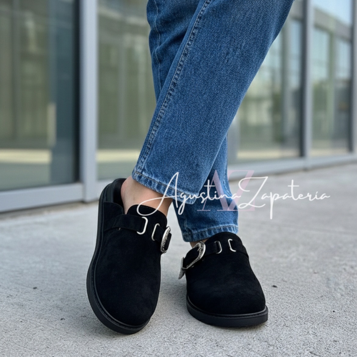 SUECO NEGRO PLATAFORMA 3 CM 3