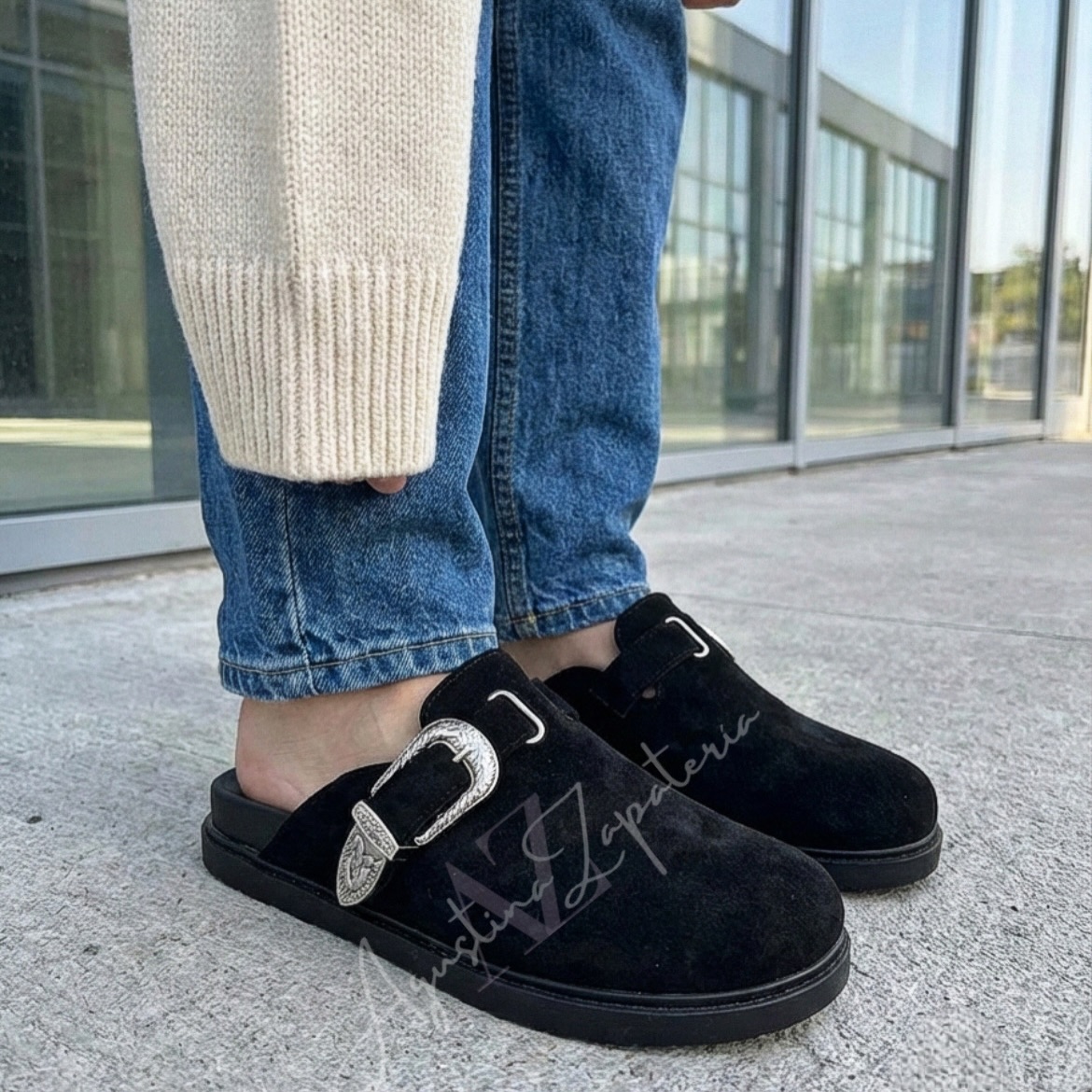 SUECO NEGRO PLATAFORMA 3 CM 1