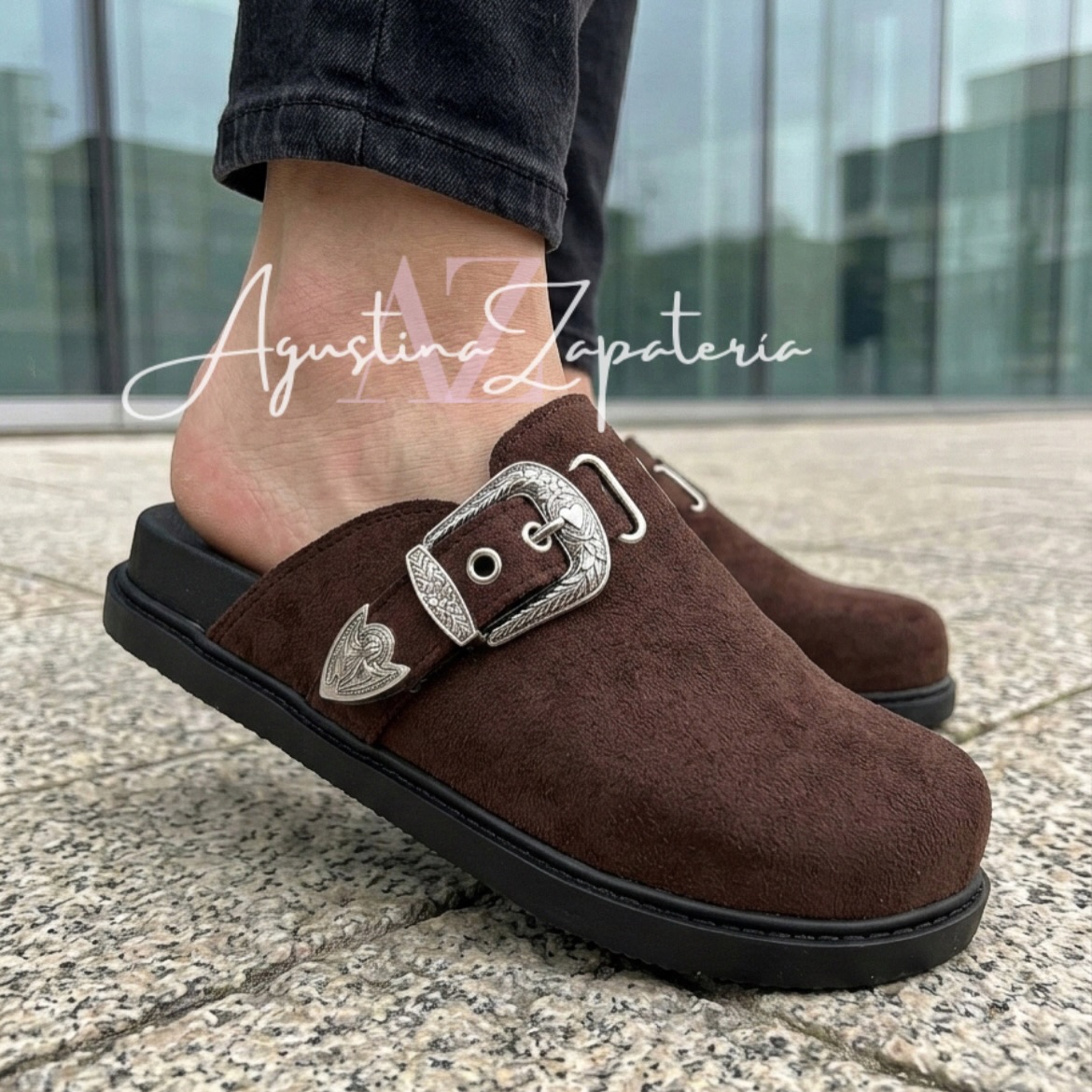 SUECO MARRON SIMIL GAMUZA  2