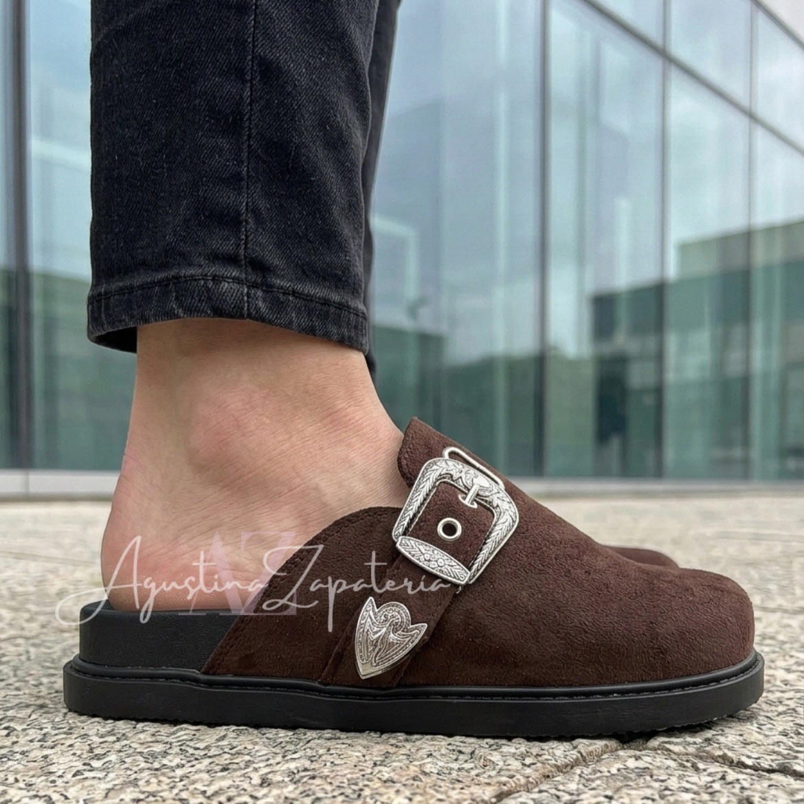 SUECO MARRON SIMIL GAMUZA  3