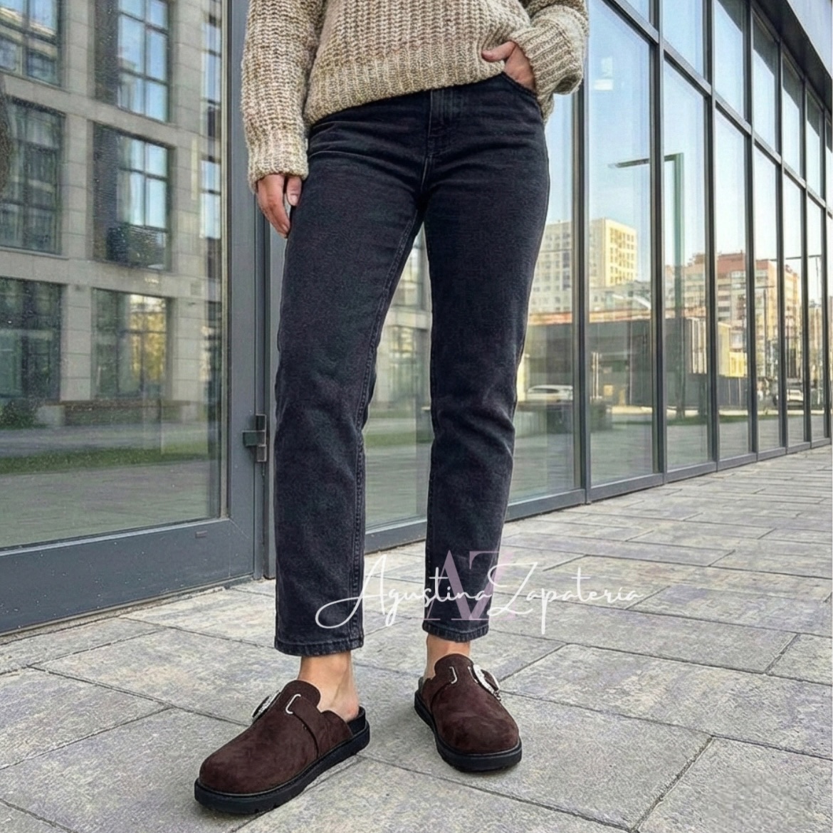 SUECO MARRON SIMIL GAMUZA  1