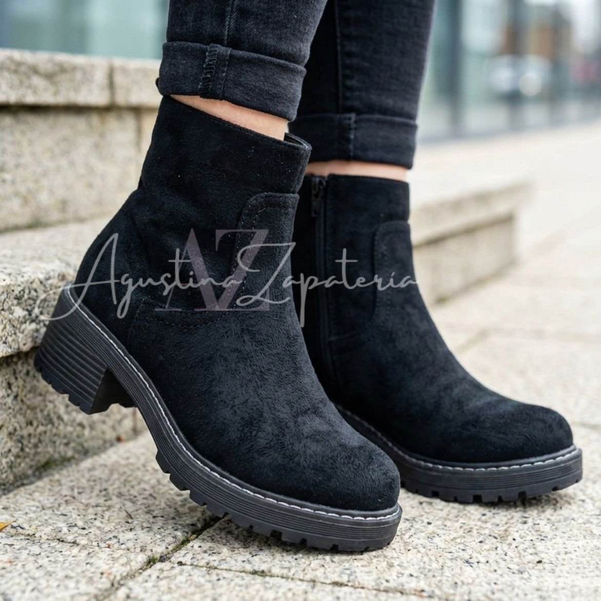 BOTIN 2 EN 1 CAPA DESMONTABLE NEGRO  3