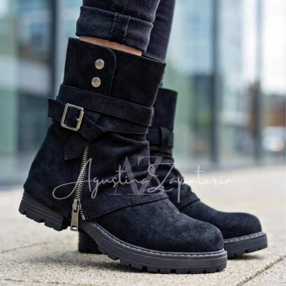 BOTIN 2 EN 1 CAPA DESMONTABLE NEGRO  1