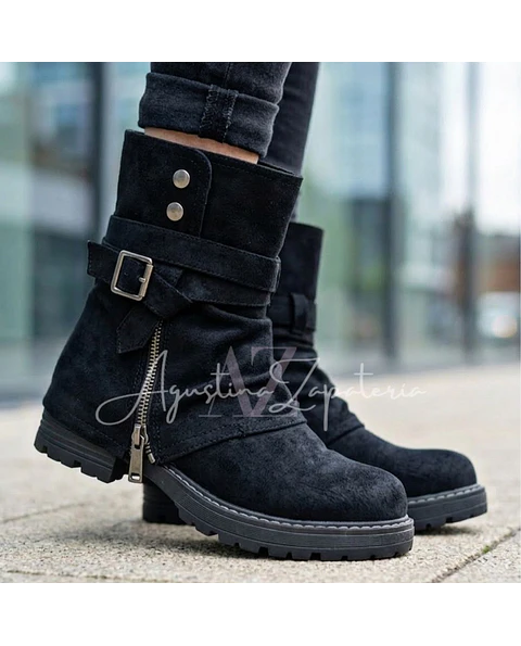 BOTIN 2 EN 1 CAPA DESMONTABLE NEGRO 