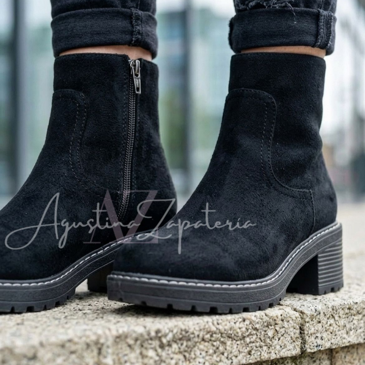 BOTIN 2 EN 1 CAPA DESMONTABLE NEGRO  6