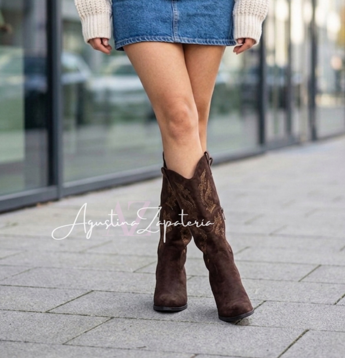 BOTA VAQUERA MARRON  2