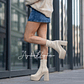 BOTIN BEIGE PLATAFORMA - Miniatura 4