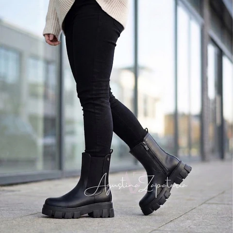 BOTIN NEGRO ECOCUERO MD