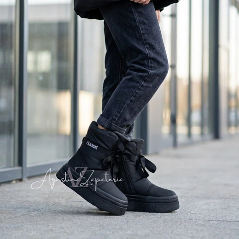 BOTIN INFANTIL IMPERMEABLE NEGRO