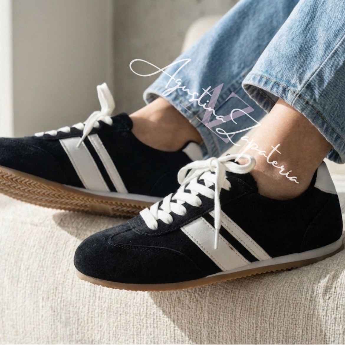 ZAPATILLA DUPE HANDBALL NEGRA 1