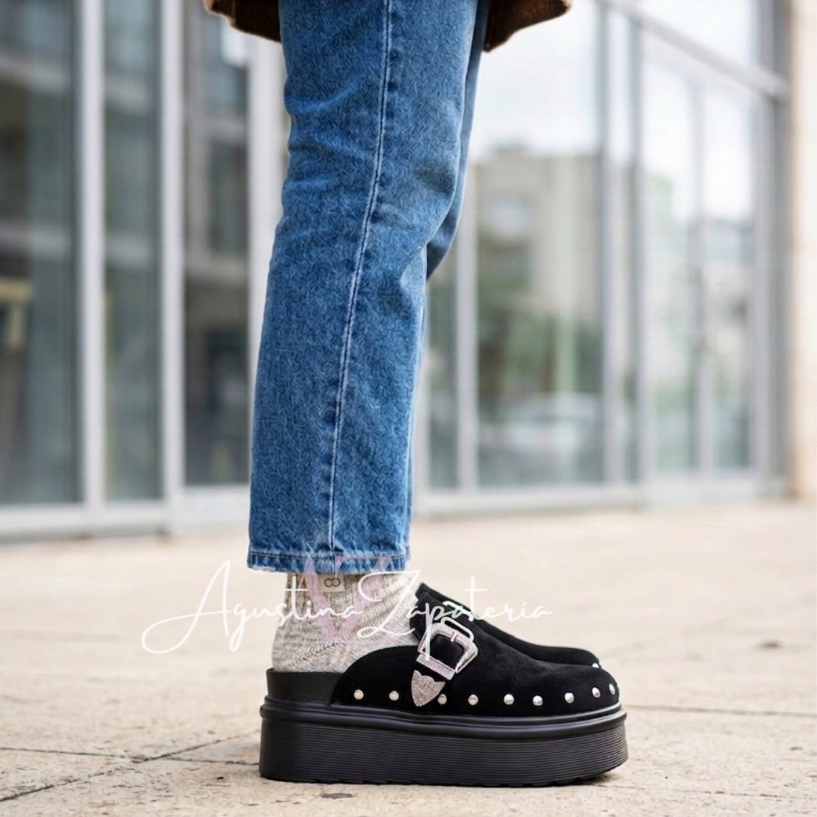 SUECO PLATAFORMA NEGRO 1