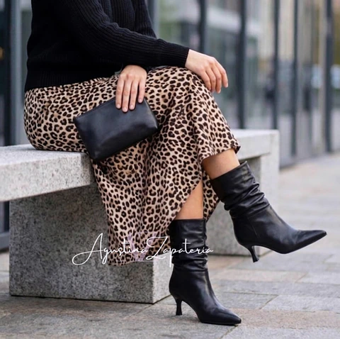BOTIN NEGRO TACO 3 CM