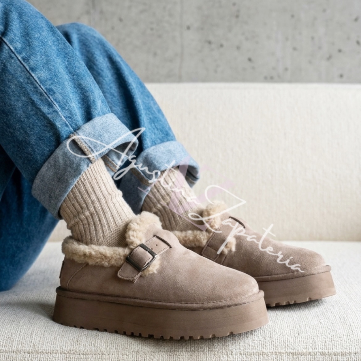 PANTUBOTA MOCASÍN TAUPE  2