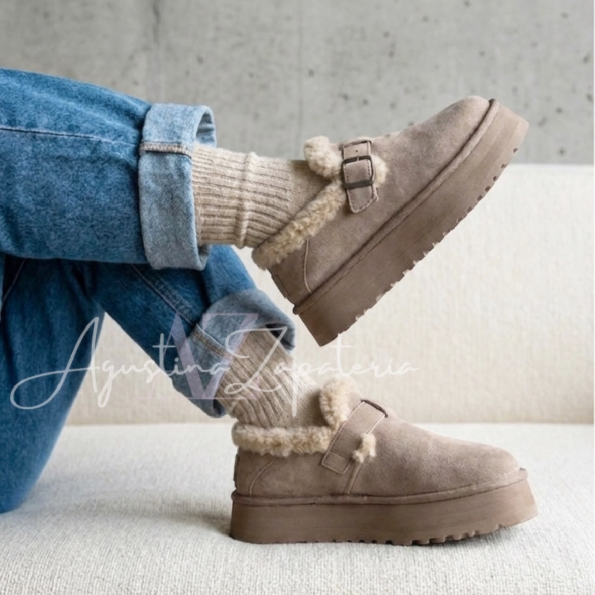 PANTUBOTA MOCASÍN TAUPE  3