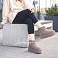 PANTUBOTA PLATAFORMA 5 CM TAUPE - Miniatura 3