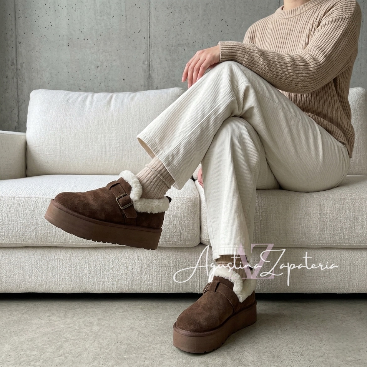 PANTUBOTA MOCASÍN CHOCOLATE 3