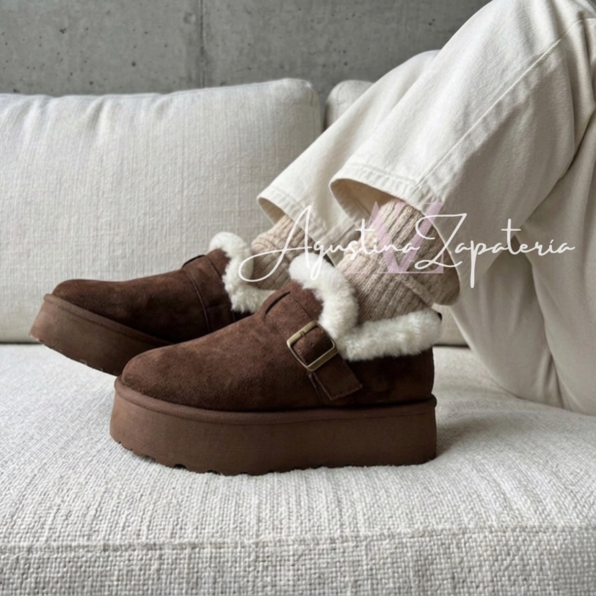 PANTUBOTA MOCASÍN CHOCOLATE 1