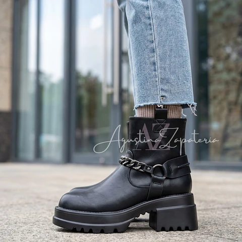 BOTIN NEGRO CADENA 