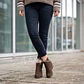 BOTIN VAQUERO CAFE TACO 3 CM - Miniatura 2