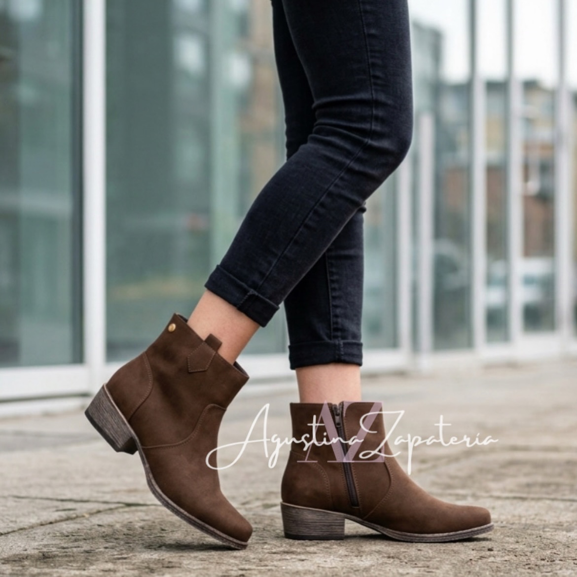 BOTIN VAQUERO CAFE TACO 3 CM 3