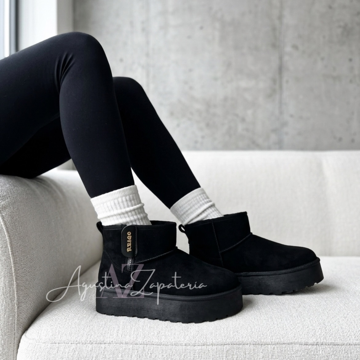 PANTUBOTA CORTA NEGRA CON CIERRE 3