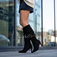 BOTA TACO AGUJA 8 CM NEGRA  - Miniatura 1