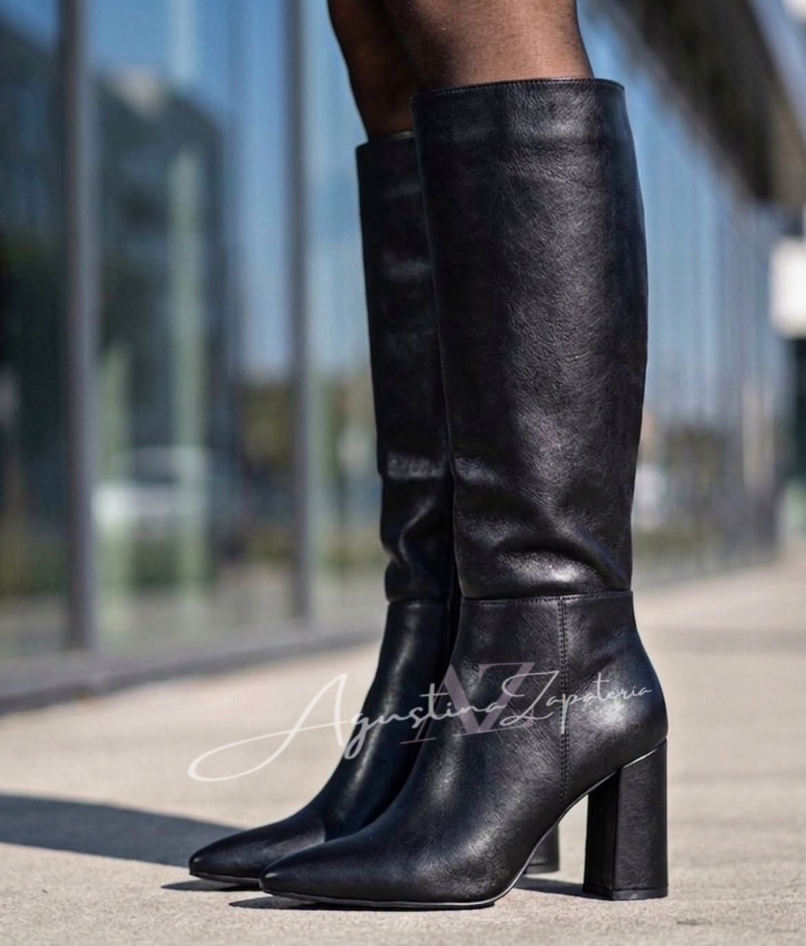 BOTA NEGRA ECO TACO 8,5 CM 2
