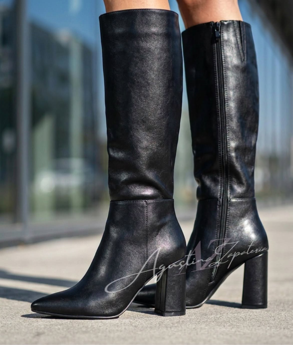BOTA NEGRA ECO TACO 8,5 CM 3
