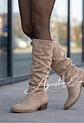 BOTA BEIGE ARRUGADA - Miniatura 2
