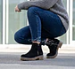 BOTIN NEGRO SIMIL GAMUZA - Miniatura 1