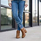 BOTIN CAMEL TRENZA TACO 8 CM - Miniatura 2