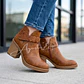 BOTIN CAMEL TRENZA TACO 8 CM - Miniatura 1