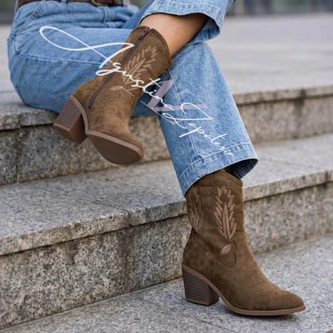 BOTIN TEXANO TACO 7 CM