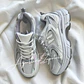 ZAPATILLA BLANCA/PLATA ESTILO NEW - Miniatura 4
