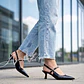 KITTEN HEELS NEGRO CHAROL TACO 4 CM - Miniatura 2