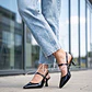 KITTEN HEELS NEGRO CHAROL TACO 4 CM - Miniatura 3